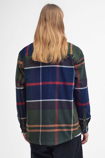 Bushlane Oversized Long-Sleeved Tartan Shirt